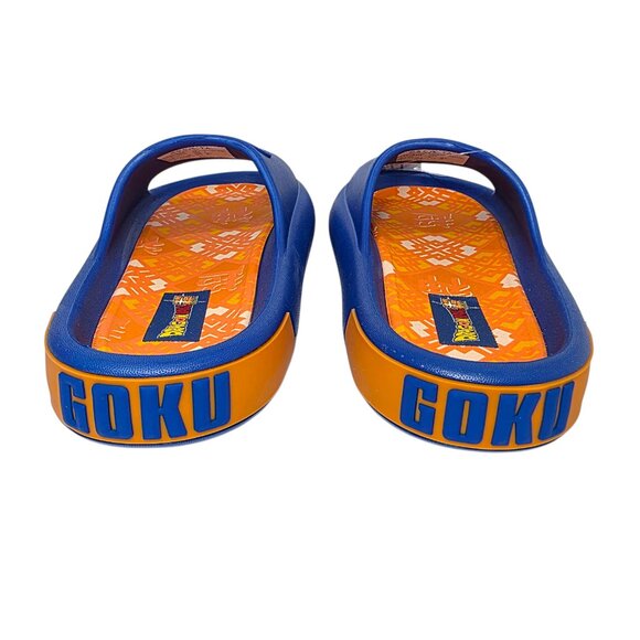 Dragon Ball Z Slides Slip On Sandals Men's Size 7 & 11 Royal Blue Ground Up - Picture 2 of 8